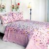 [Kiss The Rain] Cotton 3PC Vermicelli-Quilted Printed Quilt Set (Full/Queen Size) - QTS-WB8110-23