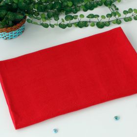 Blancho [Fiery Red] 100% Cotton Thermal Cellular Throw Blanket (46 by 59 inches) - LD-BLK007-RED