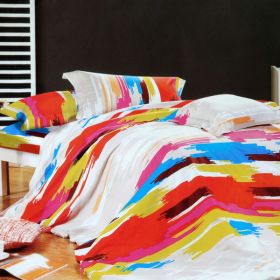 Blancho Bedding - [Graffiti Art] 100% Cotton 4PC Comforter Cover/Duvet Cover Combo (Full Size) - BLANCHOMF01075-2