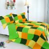 [Energetic] 3PC Vermicelli-Quilted Patchwork Quilt Set (Full/Queen Size) - ONITIVA-QTS01012-23