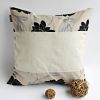 Onitiva - [Dream Champagne] Linen Patch Work Pillow Cushion Floor Cushion (19.7 by 19.7 inches) - ONITIVA-DP036