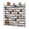 10 Tiers Shoe Rack Storage Organizer Shoe Shelf Organizer for Entryway Holds 80 Pairs Shoe; Stackable Shoe Cabinet Shoe Rack - as picture