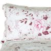 [Glam Princess] Cotton 3PC Vermicelli-Quilted Floral Printed Quilt Set (Full/Queen Size) - QTS-DO312-23