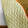 [Electro In The Making] 3PC Vermicelli-Quilted Patchwork Quilt Set (Full/Queen Size) - ONITIVA-QTS01175-23