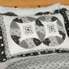 [Francesca] Cotton 3PC Vermicelli-Quilted Printed Quilt Set (Full/Queen Size) - QTS-SJIN9037-23