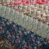 [Auspicious Windmill] Cotton 3PC Foral Vermicelli-Quilted Patchwork Quilt Set (Full/Queen Size) - ONITIVA-QTS01017-23