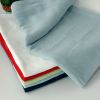 Blancho [Powderblue] 100% Cotton Jacquard Weave Throw Blanket (46 by 59 inches) - LD-BLK012-BLUE