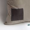 Onitiva [Impression] Knitted Fabric Patch Work Pillow Cushion Floor Cushion (19.7 by 19.7 inches) - ONITIVA-DP060