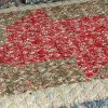 [Auspicious Windmill] Cotton 3PC Foral Vermicelli-Quilted Patchwork Quilt Set (Full/Queen Size) - ONITIVA-QTS01017-23